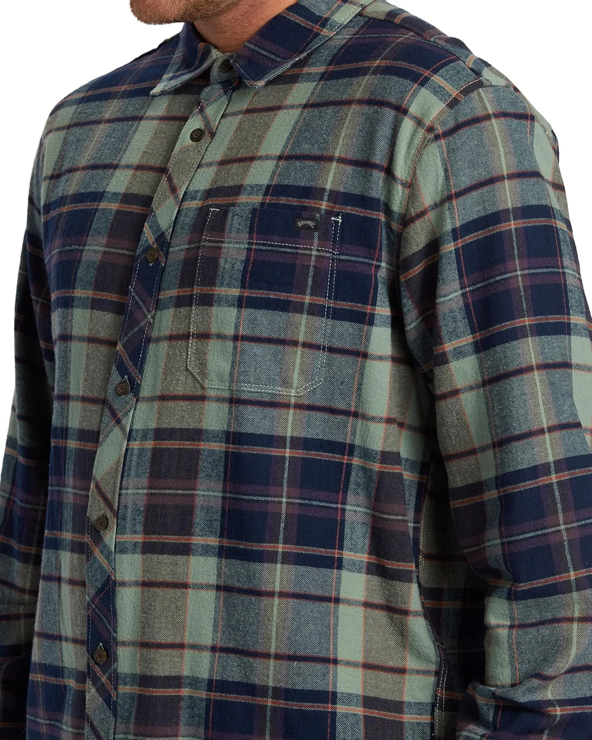 Billabong Men's Coastline Long Sleeve Flannel Shirt