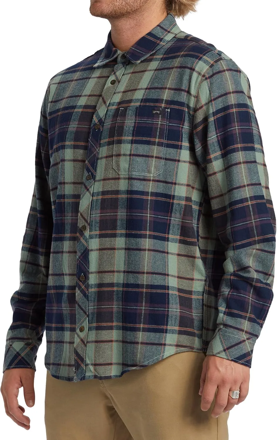 Billabong Men's Coastline Long Sleeve Flannel Shirt