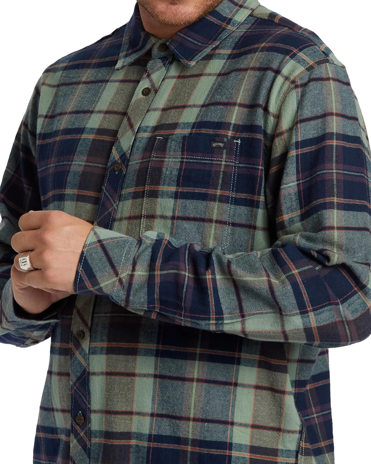 Billabong Men's Coastline Long Sleeve Flannel Shirt