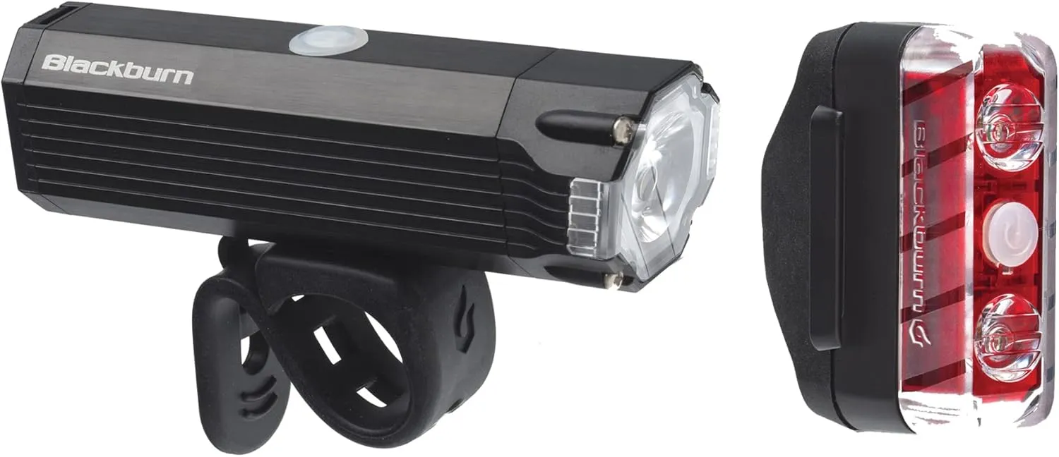Blackburn Dayblazer Front and Rear Bike Light Set (1000 Lumens Front, 65 Lumens Rear)