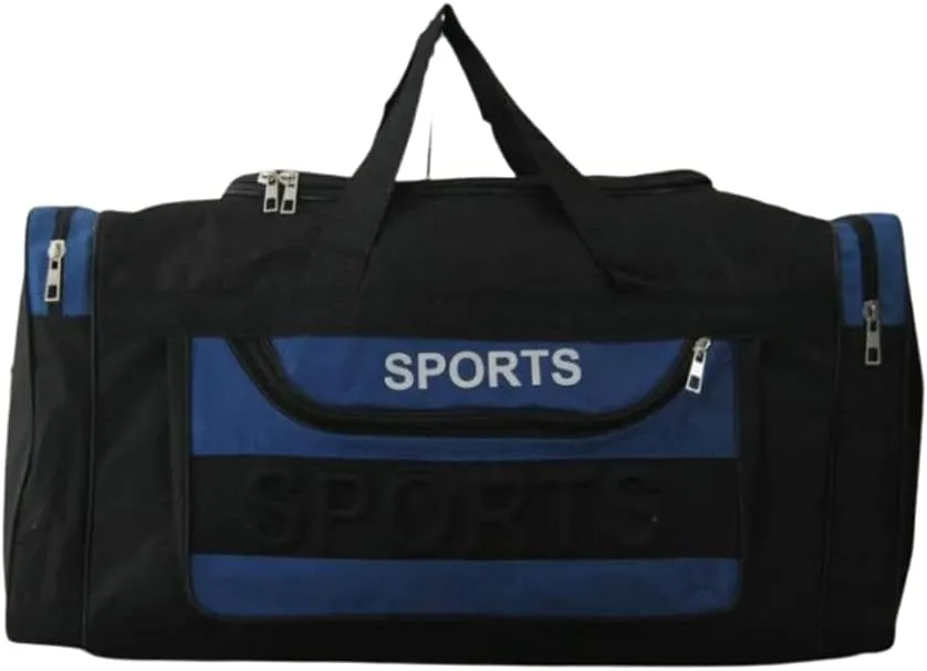 Blank Duffle Bag Duffel Bag Travel Size Sports Durable Gym Bag (blue, 23 inch)