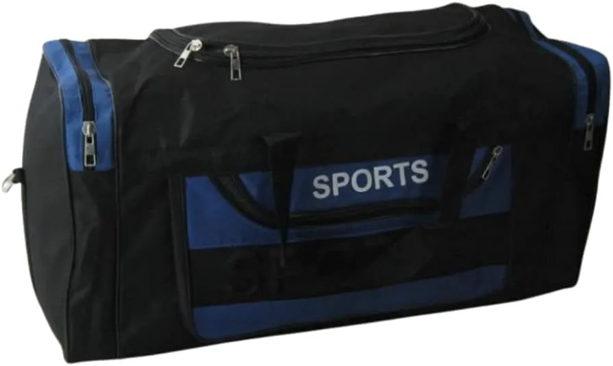 Blank Duffle Bag Duffel Bag Travel Size Sports Durable Gym Bag (blue, 23 inch)