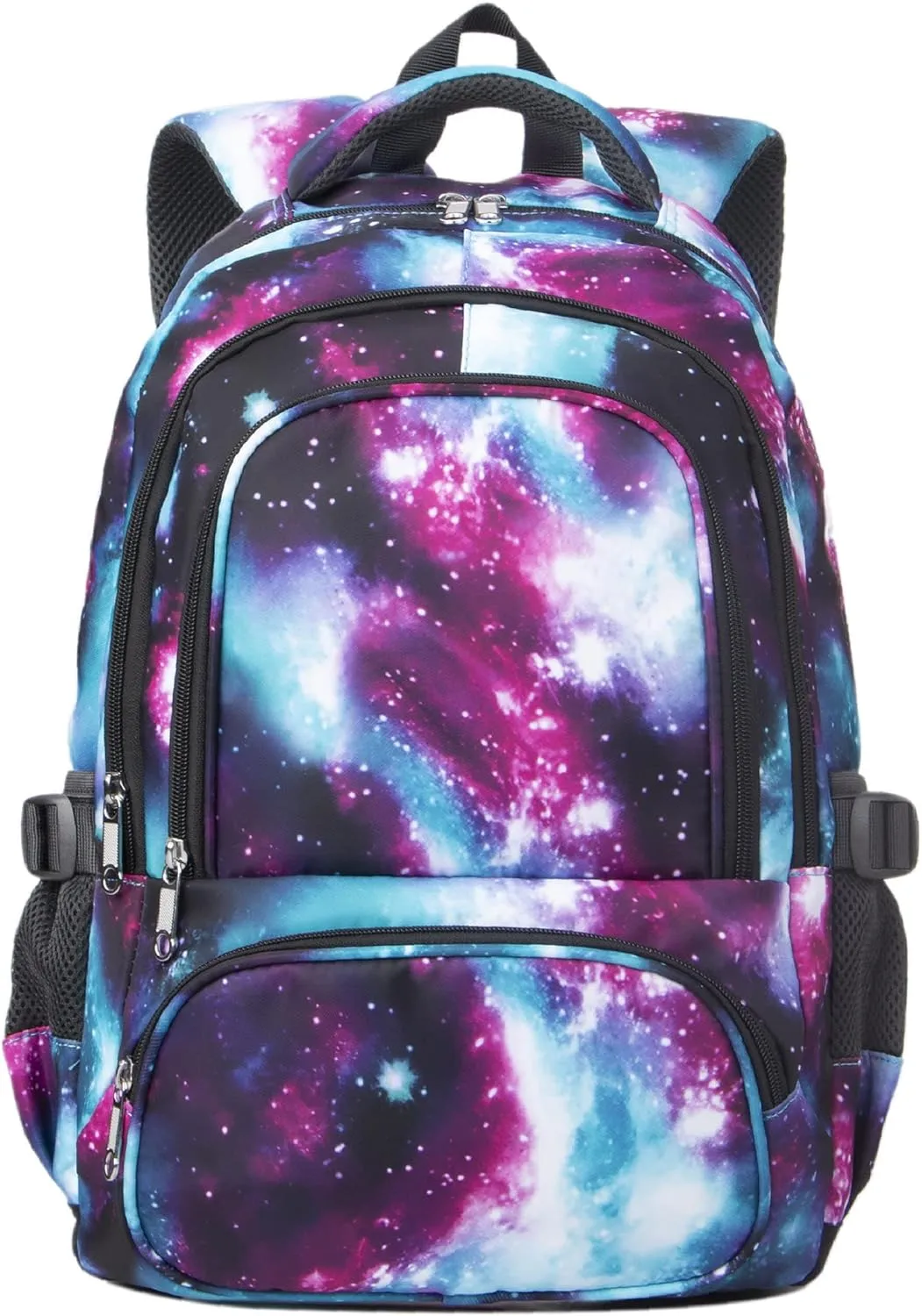 BLUEFAIRY Kids Backpack for Girls Elementary Middle School Bags Primary School Bookbags Child Back to School Gifts with Tablet Sleeve Large Compartment Mochila para Niñas 17" Aged 8-10 Galaxy Purple