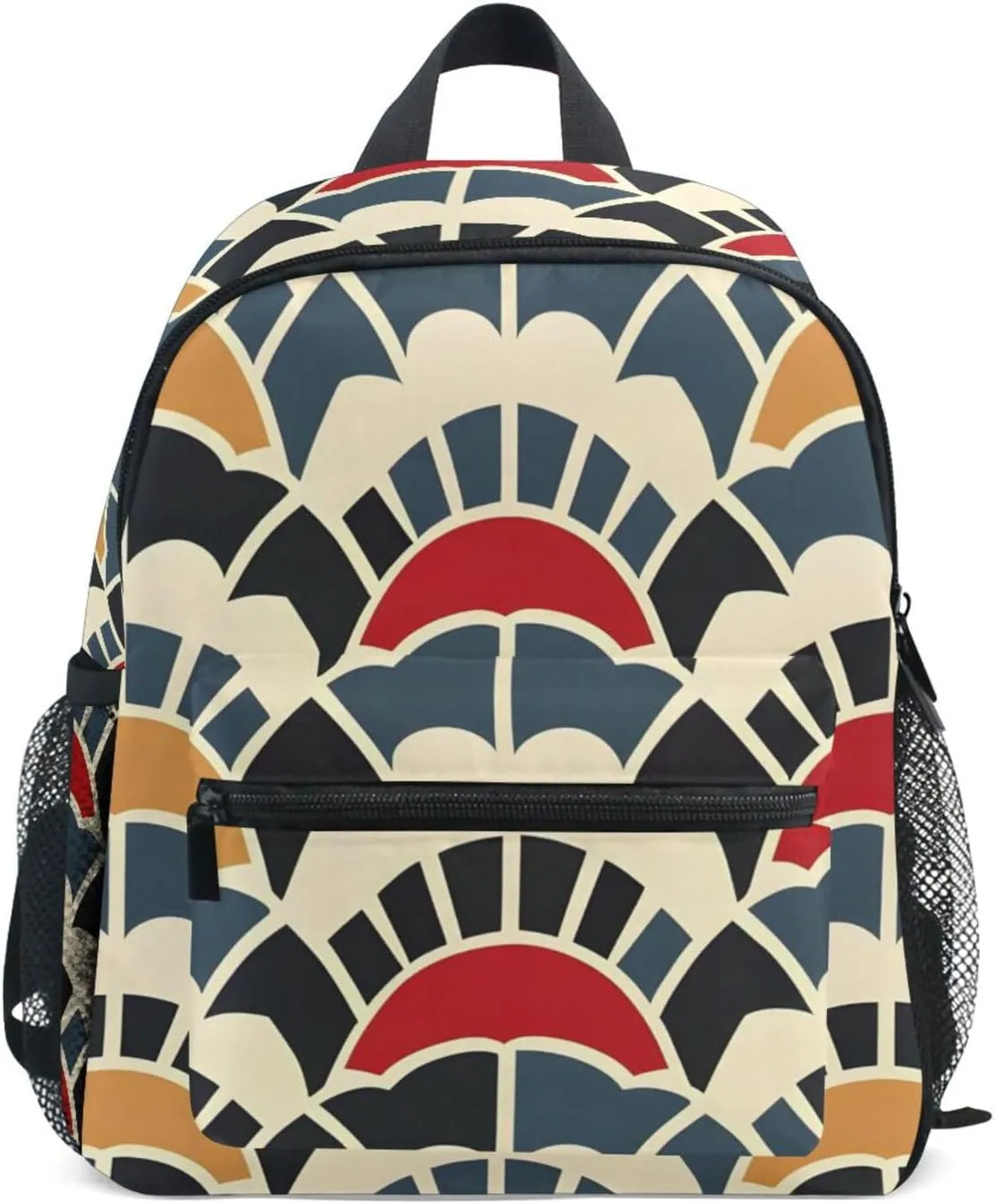 Bolaz Upgraded Backpack for School Teenagers Girls Boys-Seamless Inspired Geometric,Travel Bag with Chest Buckle and Whistle