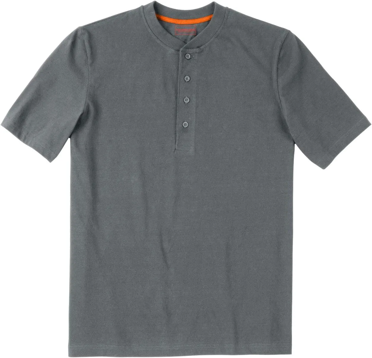 Boulder Creek by Kingsize Men's Big & Tall Heavyweight Short-Sleeve Henley Shirt
