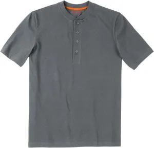 Boulder Creek by Kingsize Men's Big & Tall Heavyweight Short-Sleeve Henley Shirt