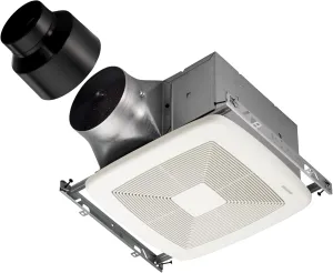 Broan-NuTone ZB80 ENERGY STAR Certified Ventilation Fan, 4" Round, 6" Round, White