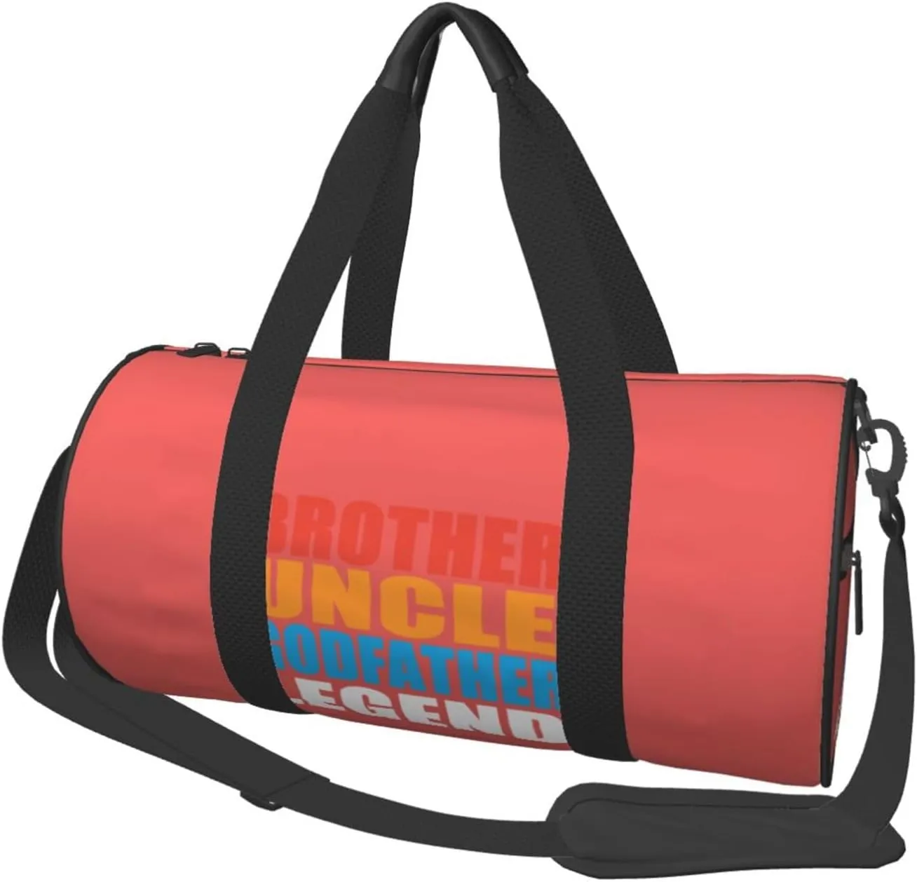 Brother Uncle Godfather Legend Duffel Bag Gym Bag Travel Sports Tote Large Foldable Beach Swim Yoga22