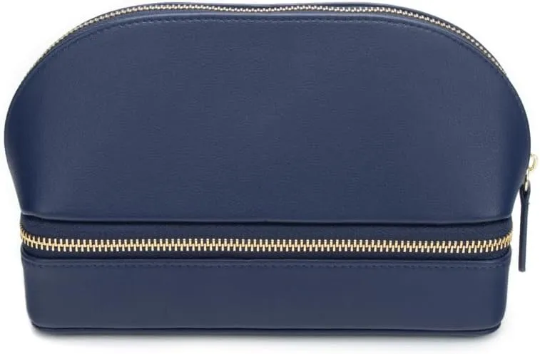 Brouk and Co. Duo Travel Organizer for Cosmetics and Jewelry (Navy)