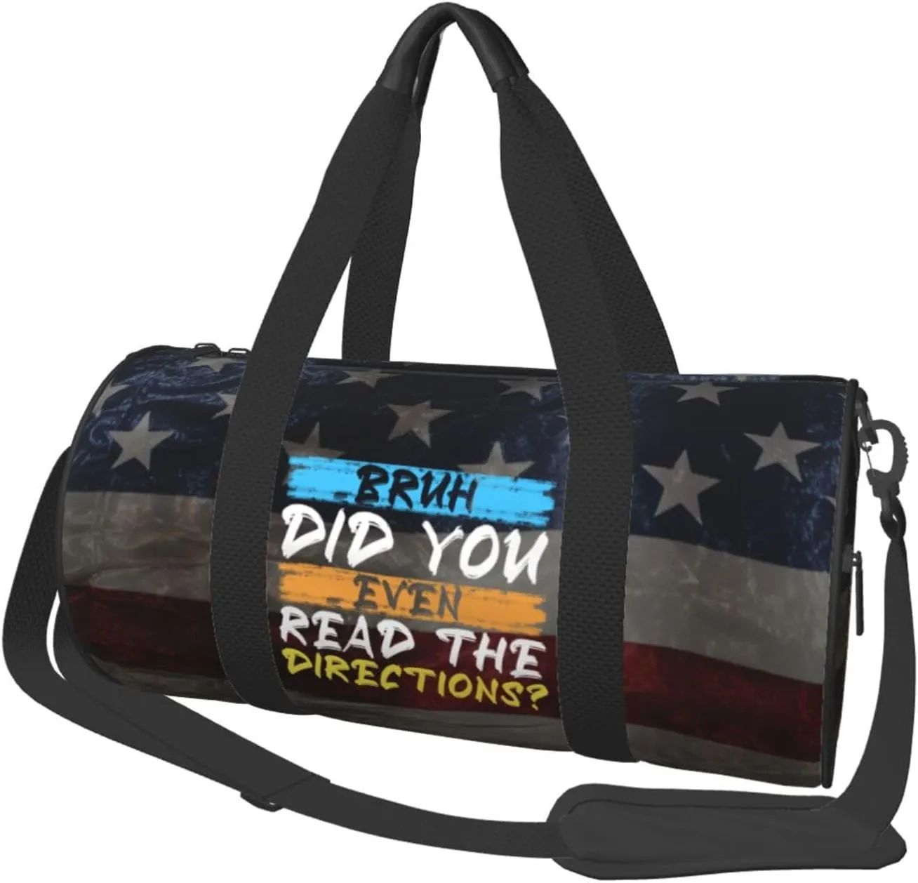 Bruh Did You Even Read The Directions Duffel Bag Gym Bag Travel Sports Tote Large Foldable Beach Swim Yoga1