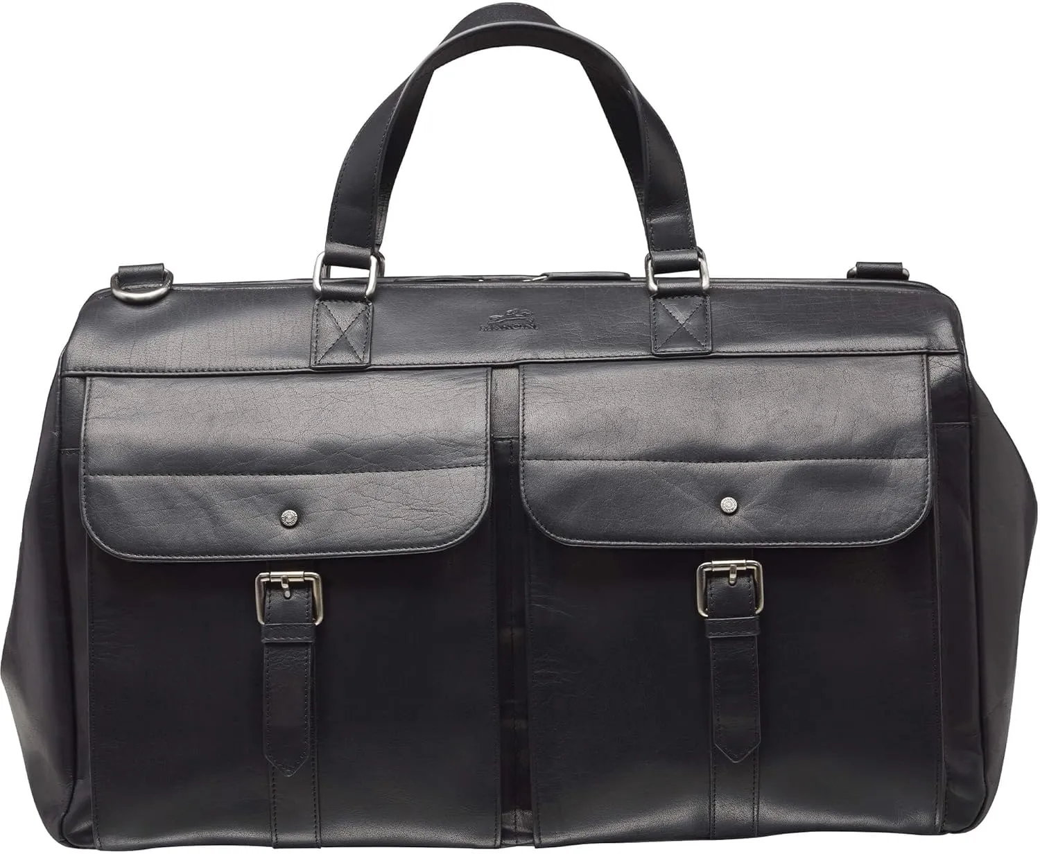 Buffalo Black Dowel Rod Duffle Bag for Carry-on Travel, Black