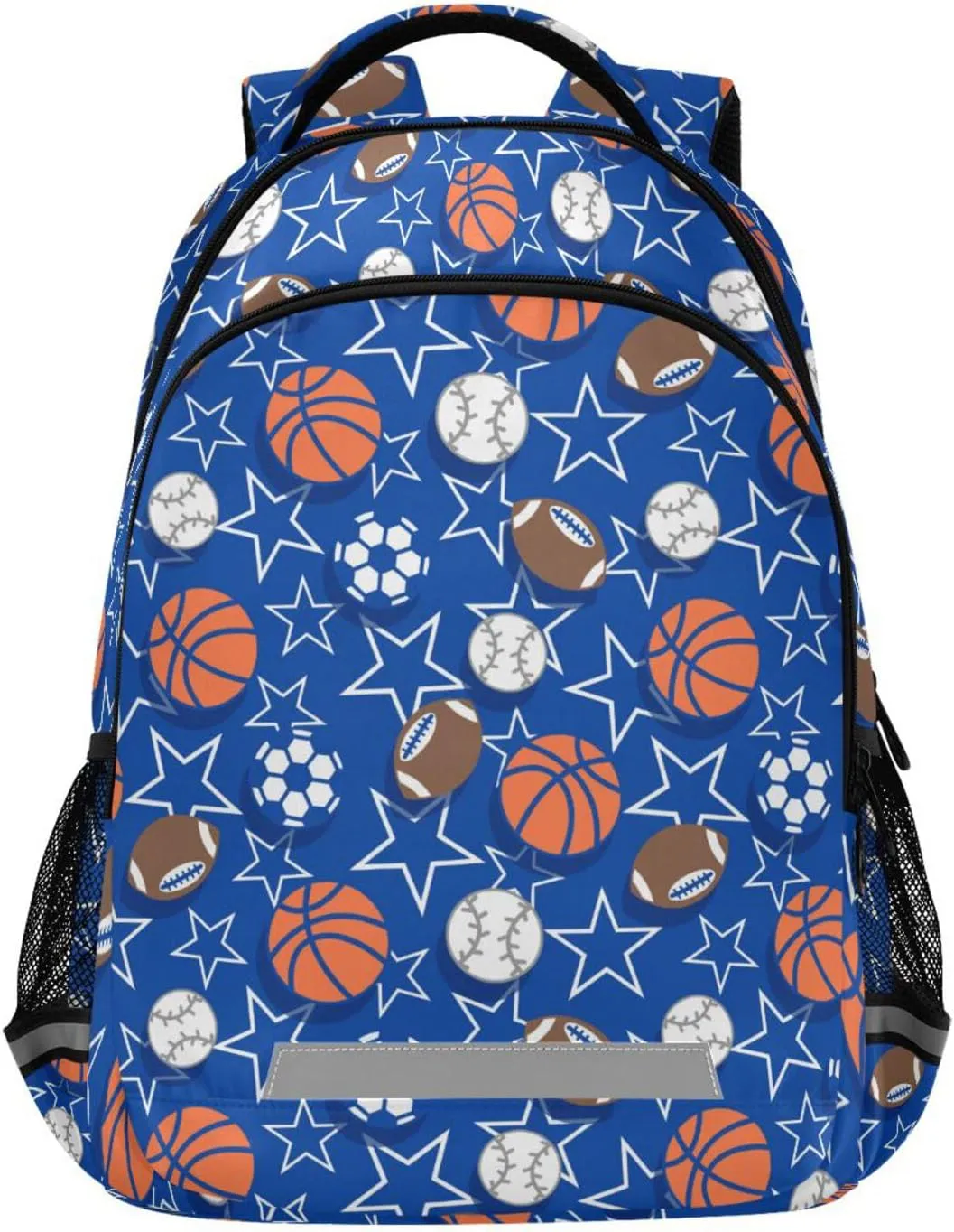 Caikeny Football Kids Backpack Daypack Soccer College School Shoulder Bag Travel Laptop Backpack Book Bag for Kids