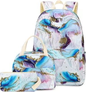 CAMTOP Backpack for girls backpack with lunch box set kids backpack for School Bookbag