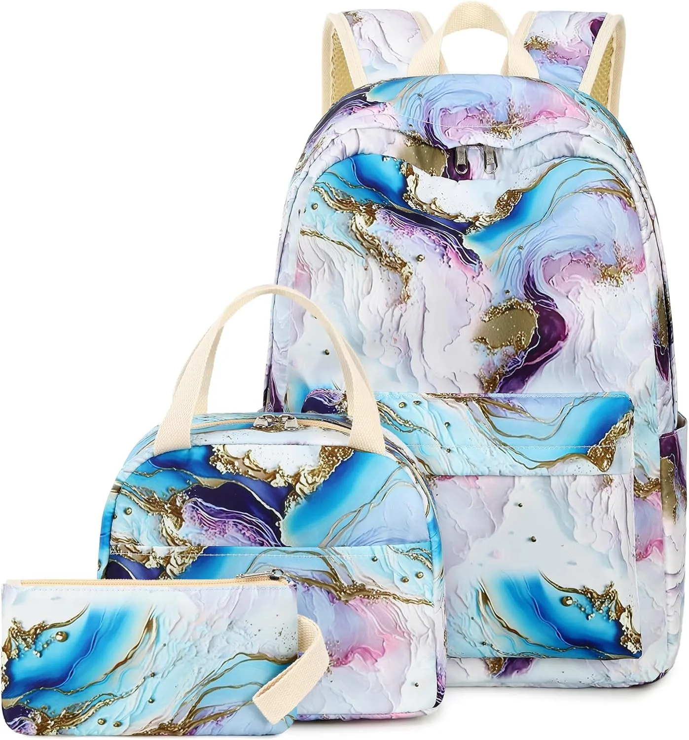 CAMTOP Backpack for girls backpack with lunch box set kids backpack for School Bookbag