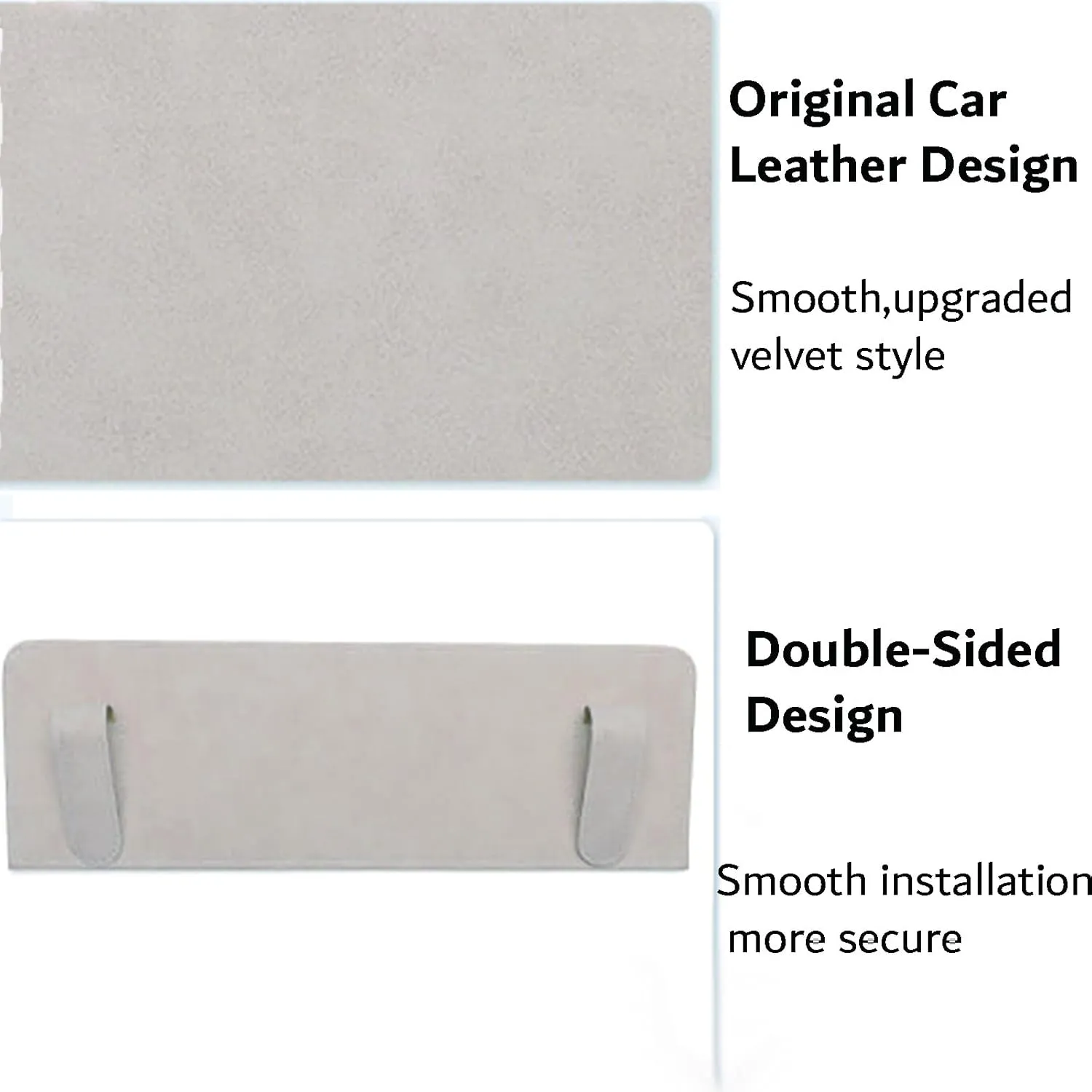 Car Sun Visor Extender for Mercedes-Benz C-Class Cabriolet W205 Facelift 2019-2023 UV Protection Anti-Glare Sun Blocker,Adjustable Stable Car Sun Visor Extension Clip,Beige-with Storage Bag