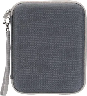 Card Case for Yoto cards, Soft Portable Folder with Zipper & 80 Pockets Player & Mini Audiobook Cards, Card Binder Holder with Sleeves for Travel (Grey)