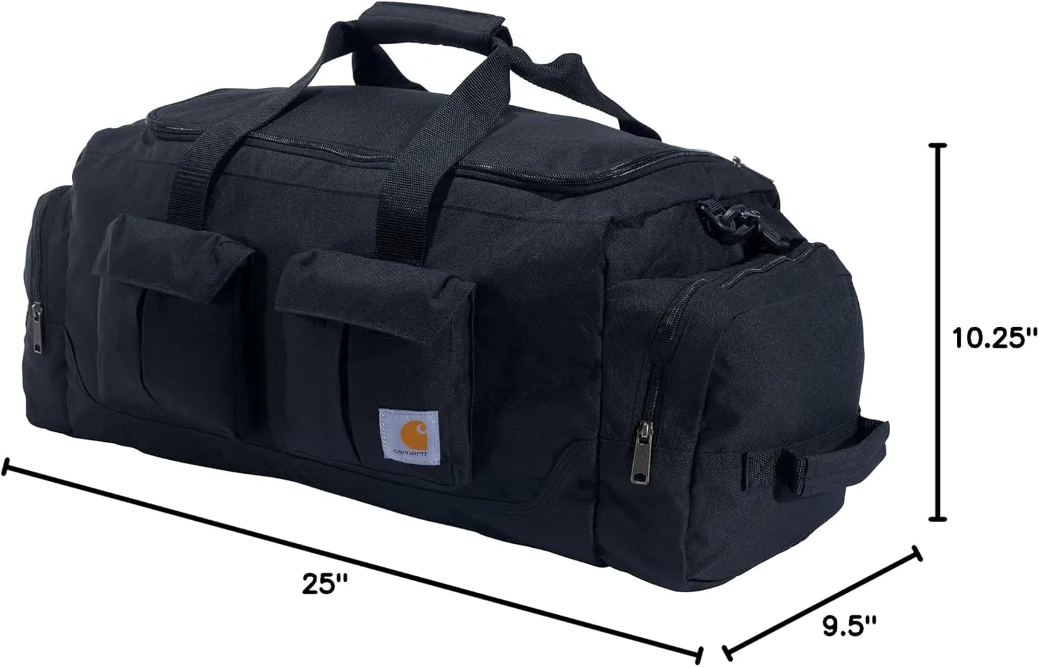 Carhartt 40l Utility Duffel, Heavy-Duty Bag for Jobsite, Gym, & Travel
