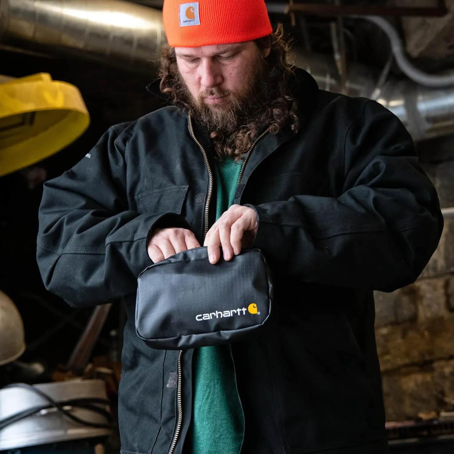 Carhartt Cargo Series Weatherproof Hook-N-Haul Utility Bag, Black