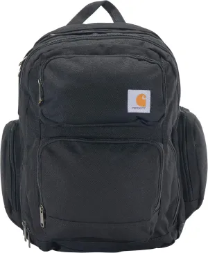 Carhartt Unisex Adult Force Pro Backpack with 17-Inch Laptop Sleeve and Portable Charger Compartment, Black, One Size