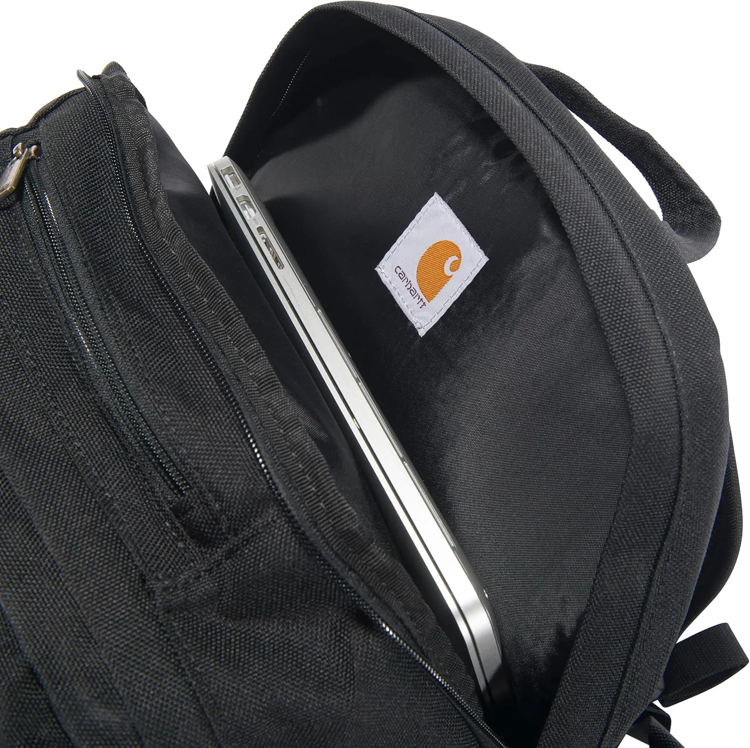 Carhartt Unisex Adult Force Pro Backpack with 17-Inch Laptop Sleeve and Portable Charger Compartment, Black, One Size