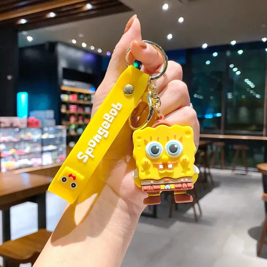 Cartoonish SpongeBob & Patrick Keychain