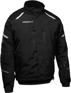 Castle X, 70-0279X, Men's POLAR Snowmobile Jacket - Black/Black, 4X-Large