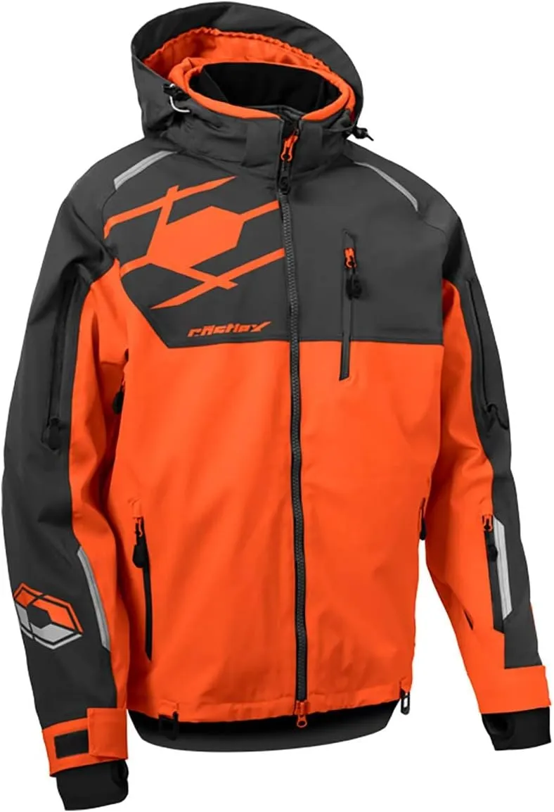 Castle X Men's Flex Jacket (Charcoal/Orange - Large)