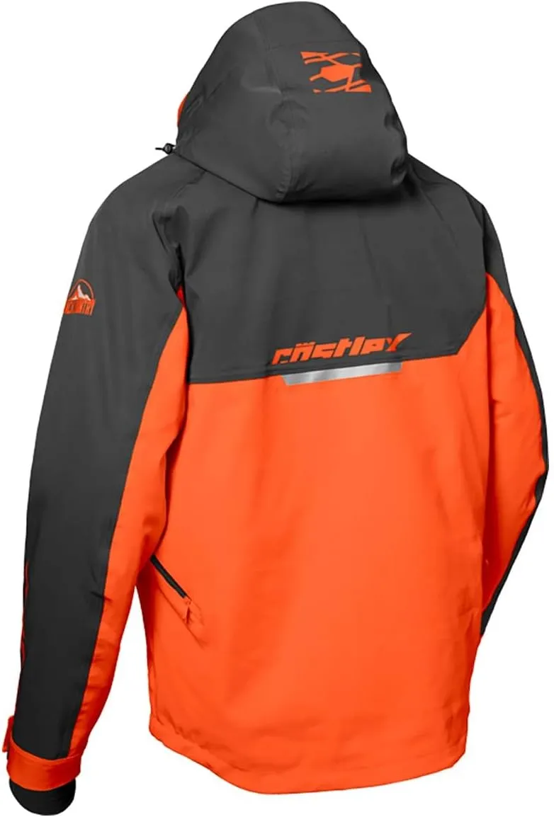 Castle X Men's Flex Jacket (Charcoal/Orange - Large)