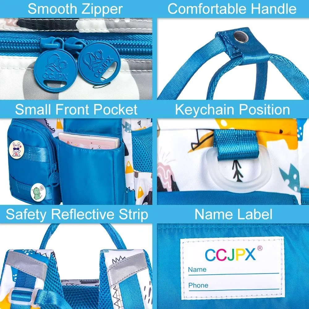 CCJPX Toddler Backpack for Boys Girls, 12.5” Dinosaur Unicorn Preschool Bookbag Kindergarten Cute School Bag