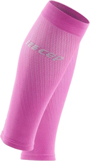 CEP Women's Ultralight Compression Calf Sleeves Electric Pink/Light Grey Size 2