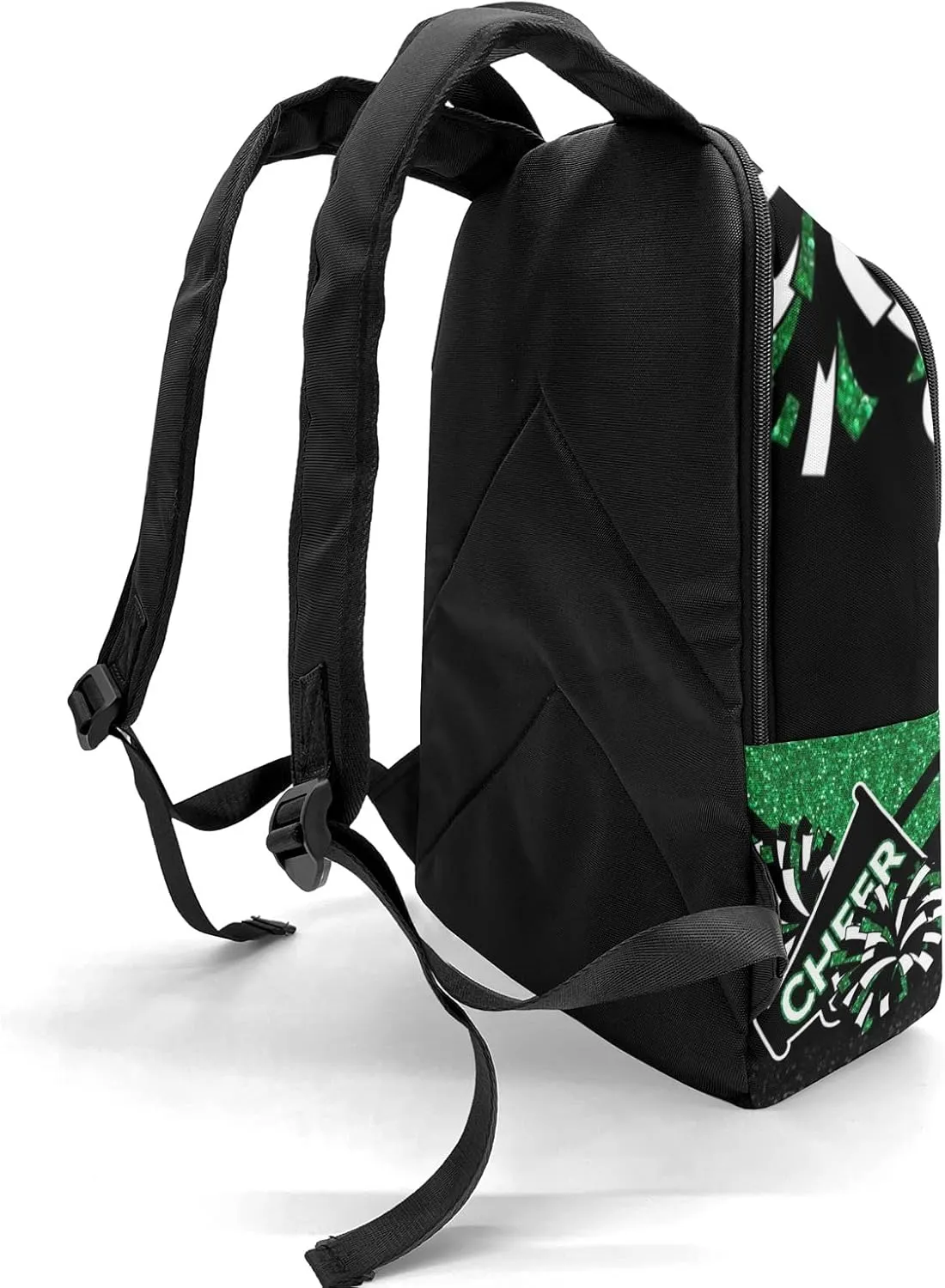 Cheerleader Green Personalized Backpack,Custom Travel Backpack Bag Gift