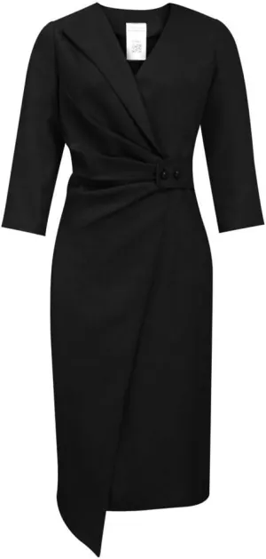 CHIC STAR Womens Linen Wrap Dress