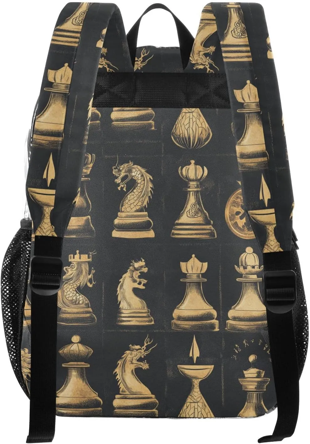 Chinese Chess Clear Backpack Clear Kid Backpack For Girls Boys Transparent Seethrough Heavy Duty Backpacks