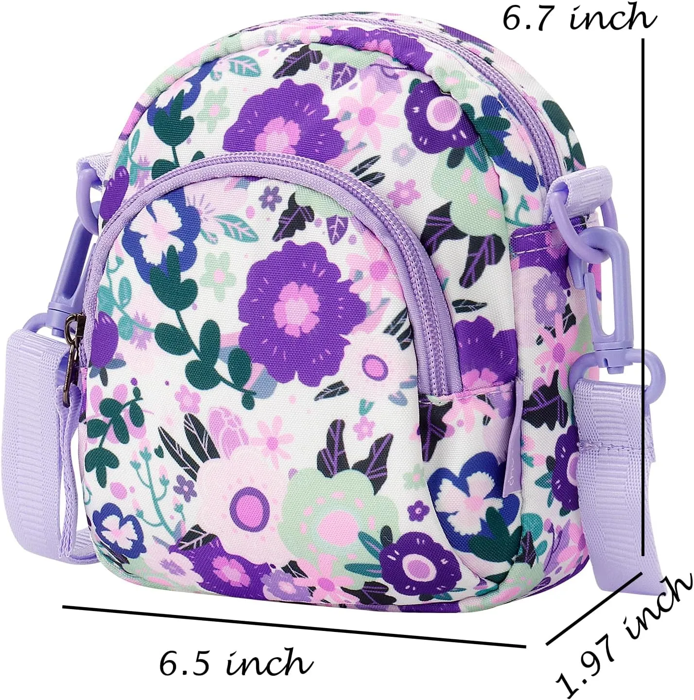 Choco Mocha Little Girls Purse for Kids 4-6 6-8 Girls Crossbody Purses for Kids Crossbody Bag Toddler Purse 2 3 4 year old,