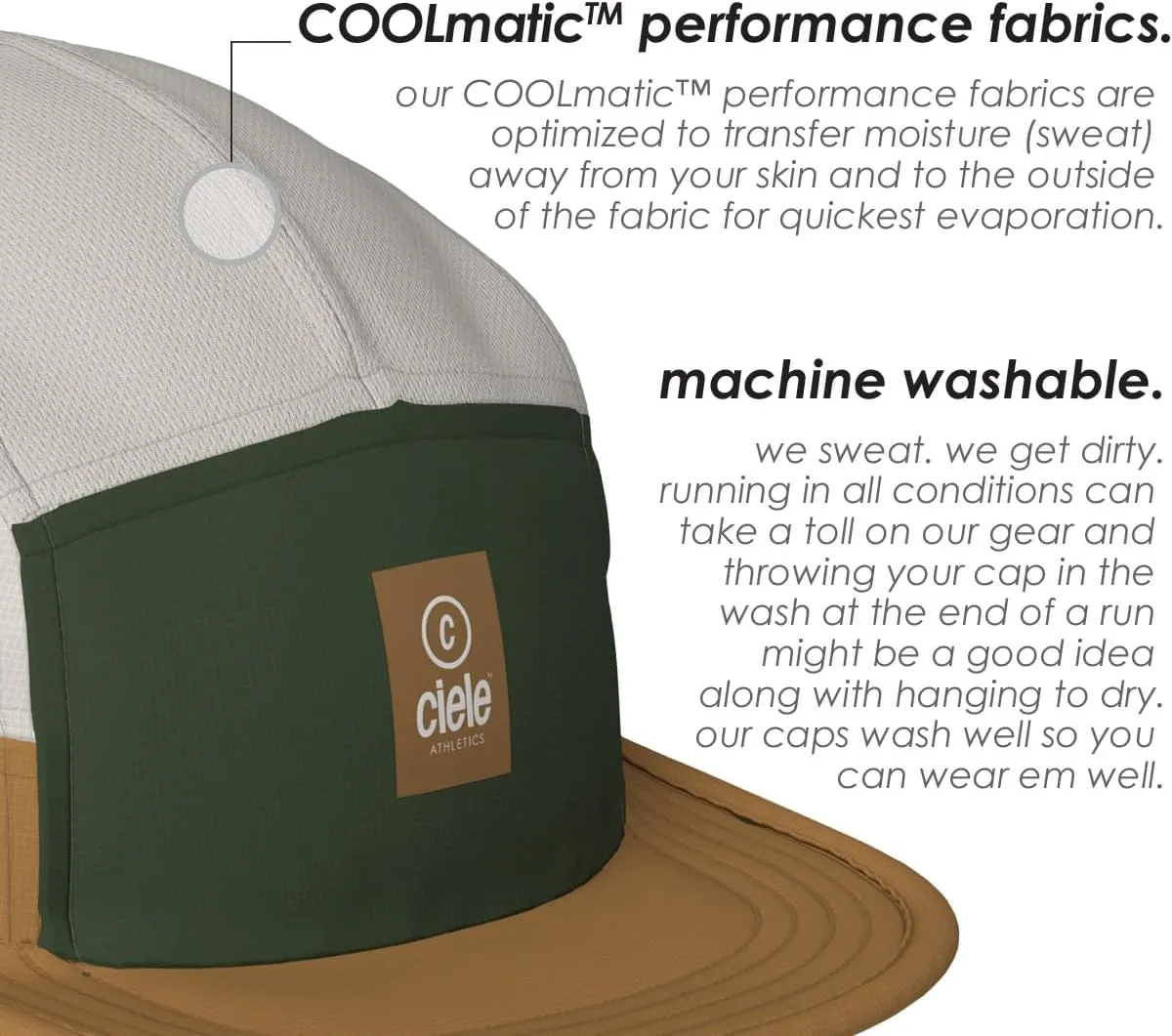 Ciele Athletics GOCap C Plus Box - Reflective Washable Moisture Wicking Hat with Sun Protection, Running Hat for Men & Women
