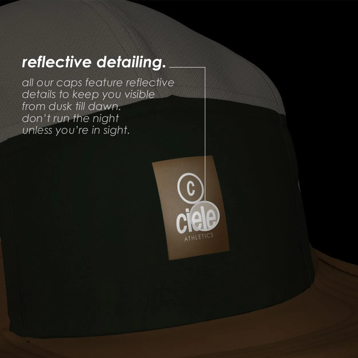 Ciele Athletics GOCap C Plus Box - Reflective Washable Moisture Wicking Hat with Sun Protection, Running Hat for Men & Women
