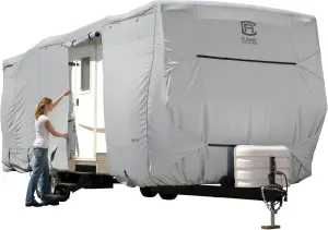 Classic Accessories Over Drive PermaPRO Travel Trailer Cover, Fits 18' - 20' RVs, RV Cover, Camper Cover, Travel Trailer Cover