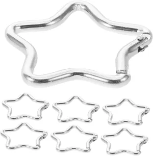 Climbing Carabiner Clip Small Star Carabiner Keyring for Bags Multi-Purpose Aluminum Alloy Carabiner Buckle