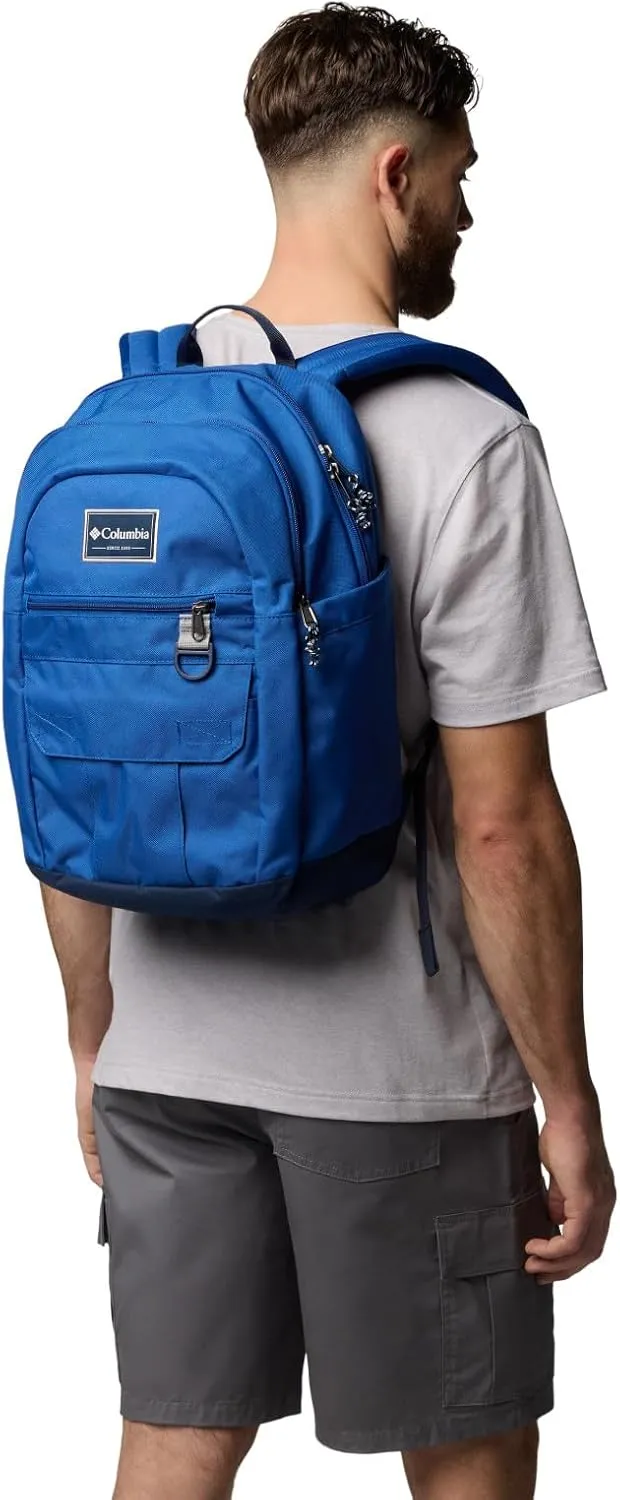 Columbia Unisex Buxton 26L Backpack, Mountain Blue/Collegiate Navy, One Size