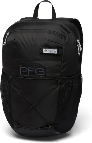 Columbia Unisex PFG Terminal Tackle 22L Backpack, Black/Hooks, One Size