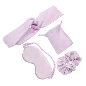 Comprehensive Silk Eye Mask Set Eye Mask Headband Bag Perfect for Wedding Bachelorette Sleep Travel Office
