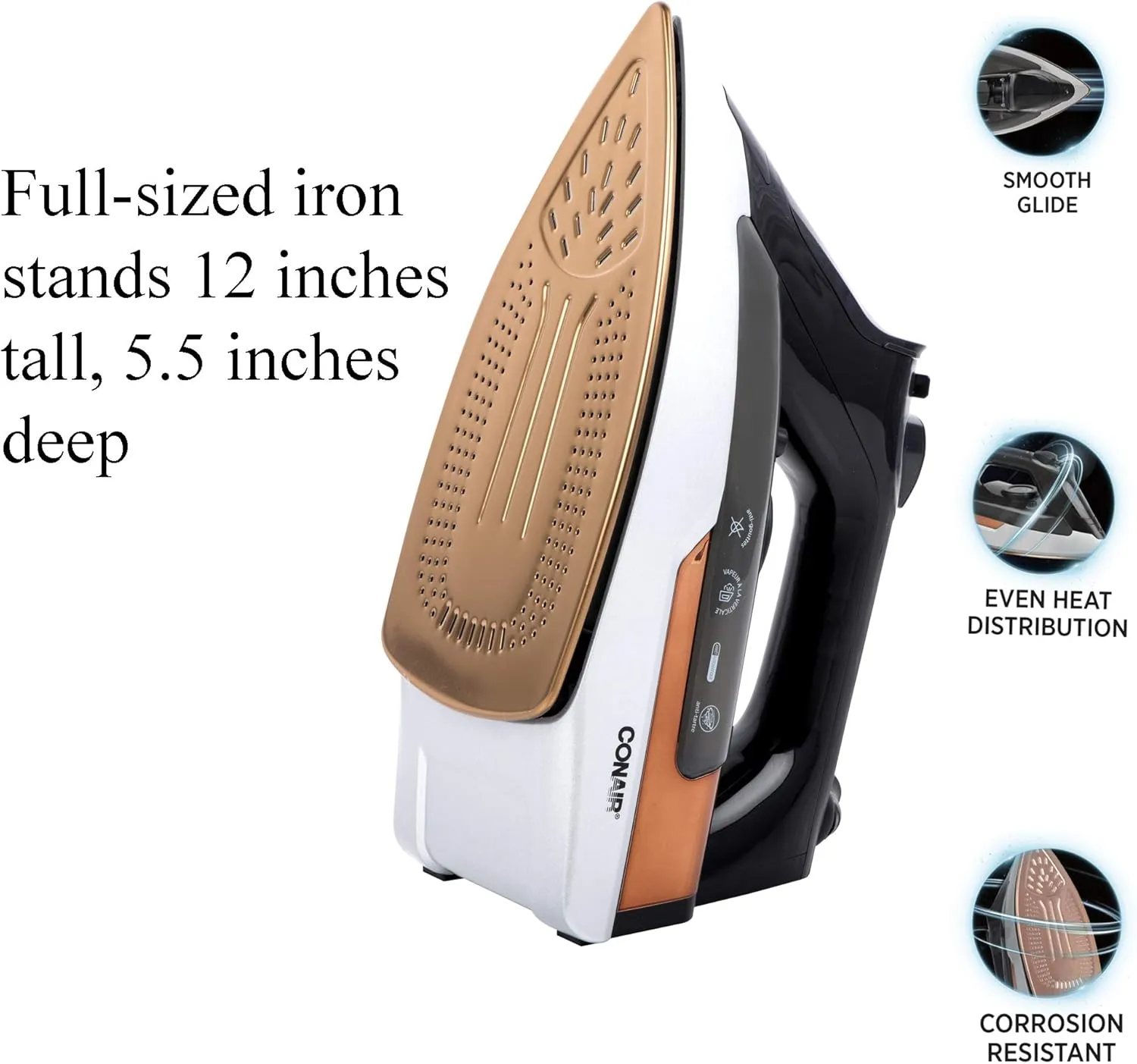 Conair ExtremeSteam 1875 Watt Pro Steam Iron