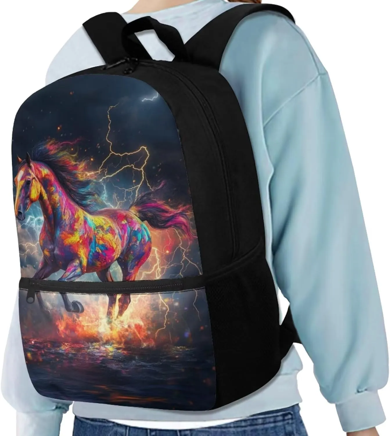 Cool Horse Backpacks for Teen Girls 14-16 Backpack for Girls Lightweight Schoolbags for High School School Backpack for Men Laptop Teens Backpack Travel of School Gifts