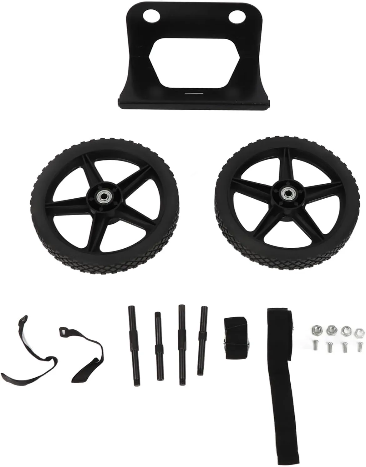 Cooler Cart Kit Steel Frame Heavy Duty 12 Inch Wheels High Load Capacity Outdoor Utility Cart for Camping Beach Tailgating Work