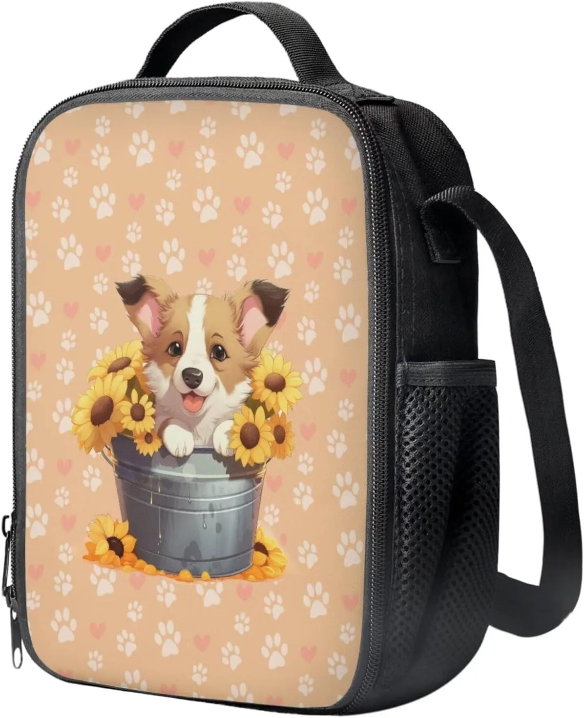 Corgi Kids School Backpack for Teens Girls Middle School Primary Girls Backpacks School Bags Shoulder Bag with Adjustable Strap for Going To Kindergarten,Elementary School