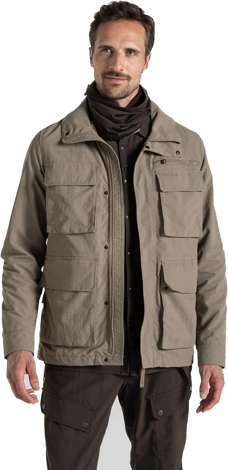 Craghoppers Mens Insect Shield Adventure Jacket IV for Travel and Outdoor Adventure