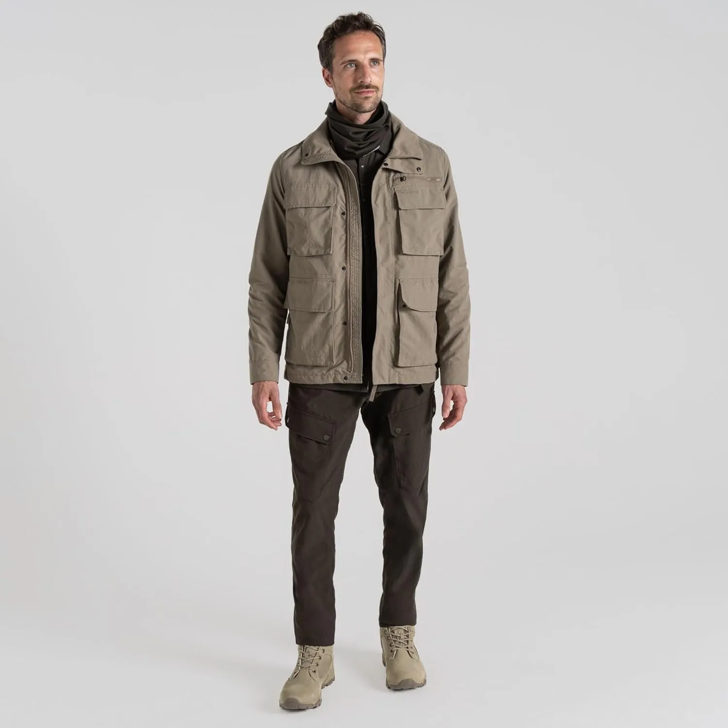 Craghoppers Mens Insect Shield Adventure Jacket IV for Travel and Outdoor Adventure