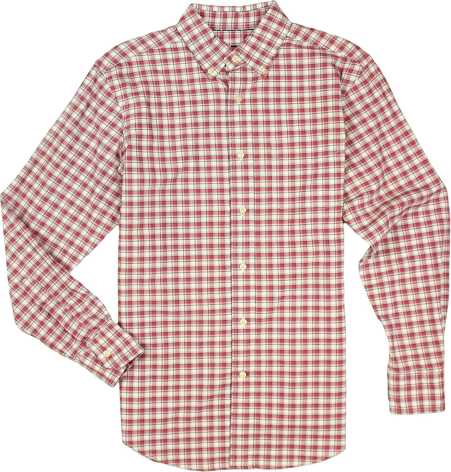 Cremieux Plaid Oxford Long-Sleeve Woven Shirt