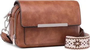 Crossbody Bags for Women Small Crossbody Wallet Purses with Card Slots Leather Shoulder Handbags Travel/Daily Use