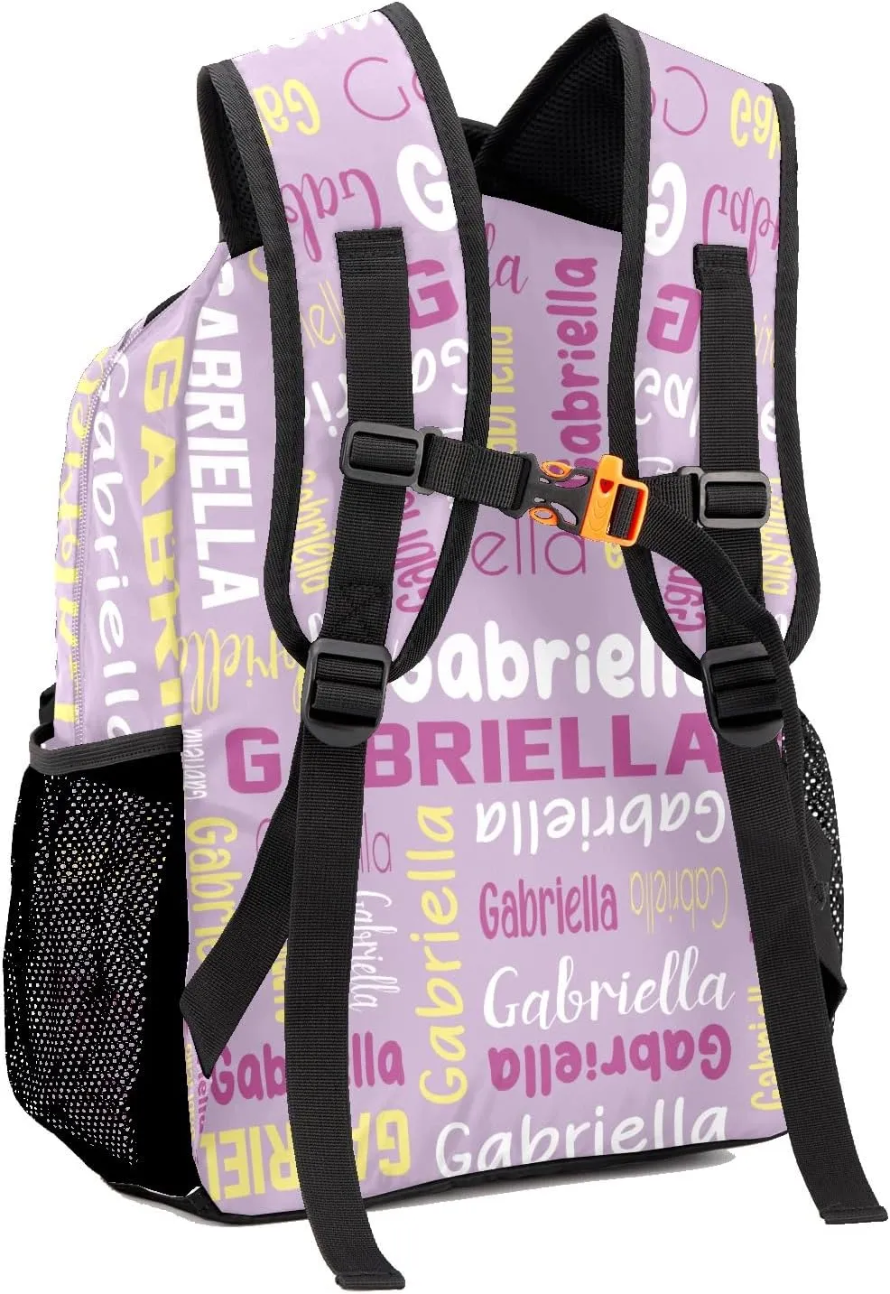 Custom Backpack Personalized Bookbag with Name for Elementary Girls Boys, Waterproof Customize School Book Bag, Unique Back Pack Customized Gift for Kids Back to School, 1 Pack